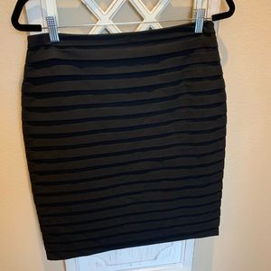 Black bandage skirt
